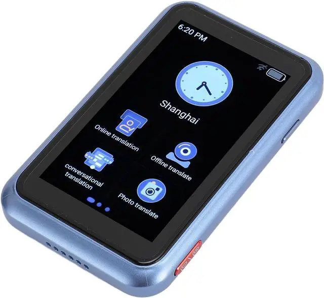 Alt view image 2 of 7 - Language Translator Device, 3.0inch Touchscreen 138 Languages High Accuracy Smart HD Noise Reduction AI Voice Translator with YNMT Neural Network Translation, 74 Online Photo
