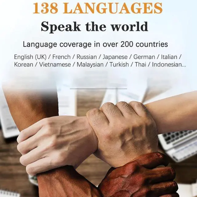 Alt view image 5 of 7 - Intelligent Translator, 138 Online/19 Offline/ai/Voice Translating Machine with Touchscreen, HD Recording, 1500mah Large Capacity for Travel Learning Business