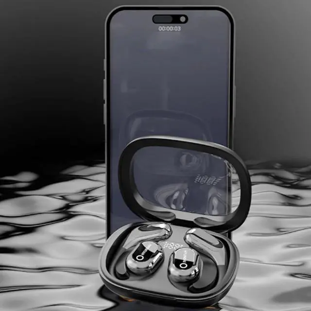 Alt view image 4 of 7 - Openair Max Ai Headphones Translator, Flegobey Translator Earbuds, 144 Languages Translator Earbuds Real Time, OpenAir Earbuds, Ai Translation Earbuds (Black)