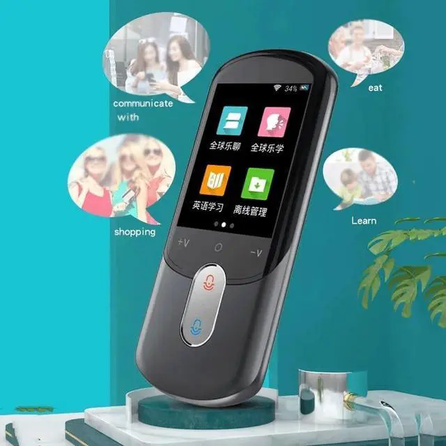 Alt view image 5 of 5 - Multi-Language Portable Support Text Voice Photo Offline Recording Translation