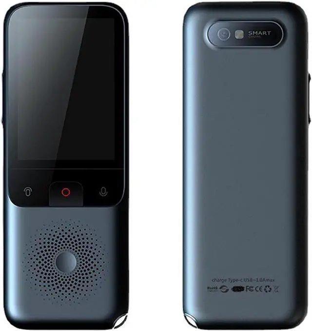 Main image of Portable Language Translator Device - Real Time Voice Translator Device, Multilingual Language Translation Device, Instant Voice Translator Device Two Way, Mobile Scanner Translator happy gift To