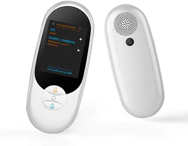 Main image of New Smart Voice Translator Device with Photo Translation, 4 Languages Offline Translation, 106 Languages Instant Two Way Online Translation with 2.4 Inch Touch Screen, Including Dialects,B needed