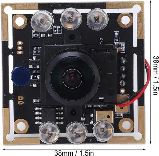 Alt view image 4 of 7 - USB Camera Module HD Autofocus IR Cut 2MP 190° Distorted Panorama Drive 30FPS for Industrial Computers Advertising Machines with OTG Connection to Mobile Phones