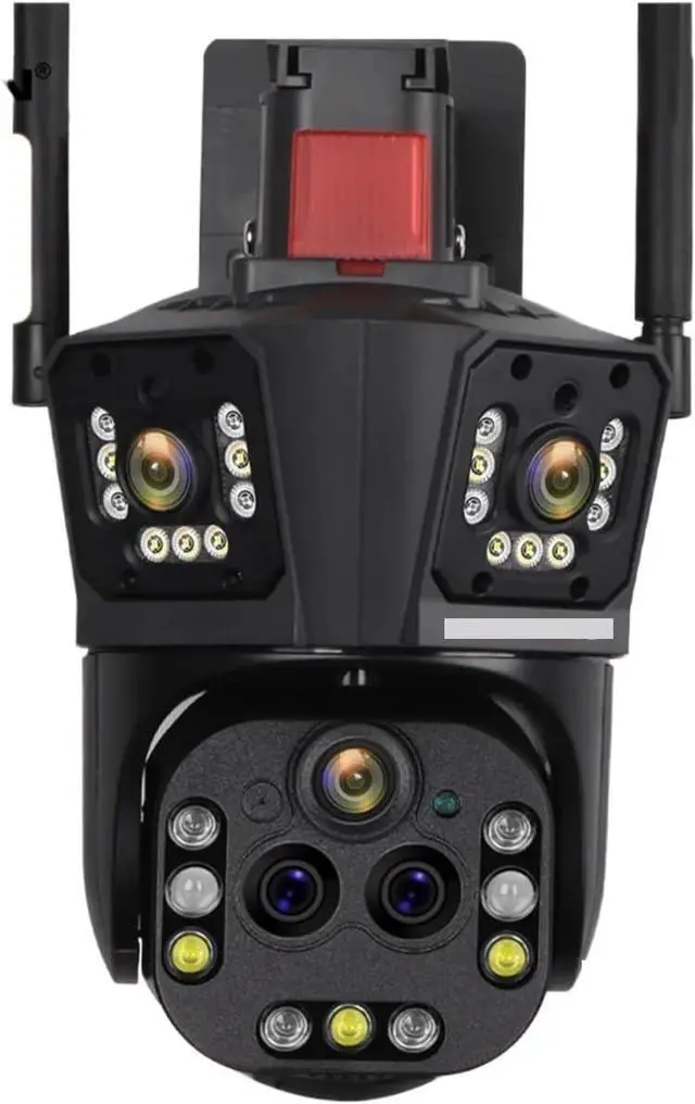 Main image of 10K 20MP WiFi IP Camera Outdoor Three Screens Five Lens 20X Zoom 6K PTZ Auto Tracking Waterproof Home Security Cameras(UK Plug,10K 20xZoom No Card)