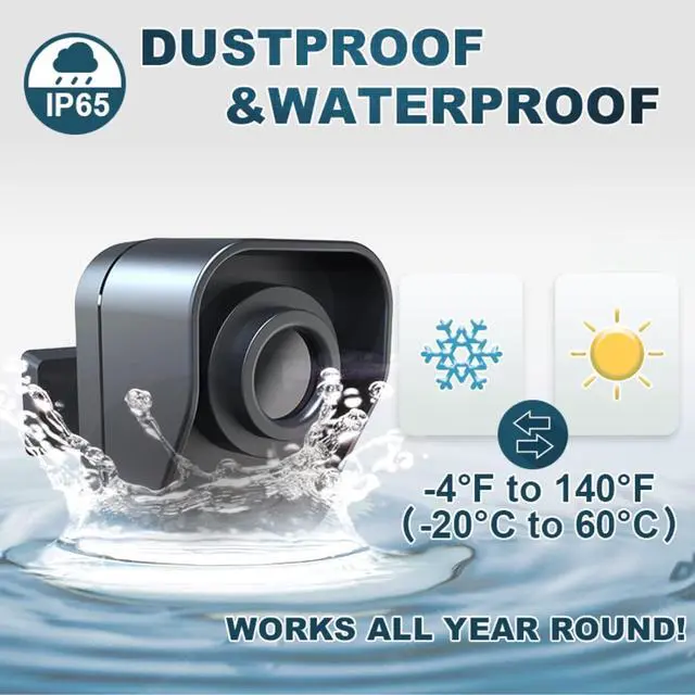 Alt view image 3 of 6 - DSALERTS - 1/2 Mile Long Range Wireless Driveway Alarm Weather Resistant Motion Detector & Sensor - Home Security Alert System - Monitor & Protect Oudoor&Indoor Property