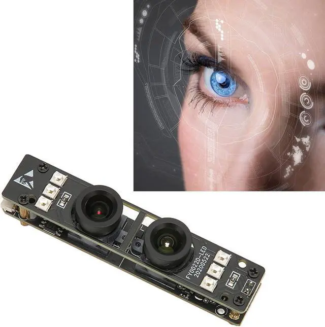 Alt view image 5 of 7 - 5MP Mini Dual Camera Module with CMOS Sensor, 30FPS Stable Operation, Face Recognition, for Windows, Systems
