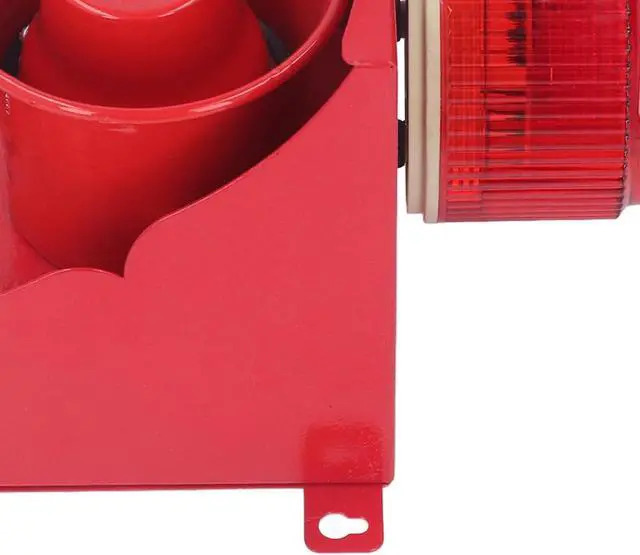 Alt view image 7 of 7 - Industrial Siren Alarm 40W 130dB High Decibel Strong Brightness IP65 Waterproof LED Strobe Horn Alarm, Dc12v