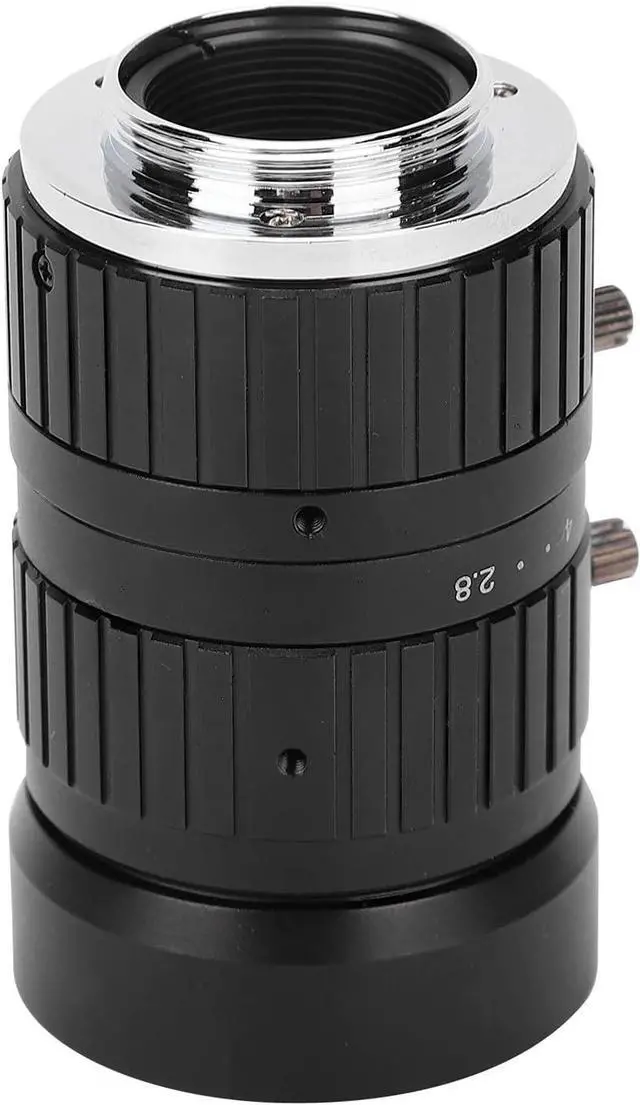 Alt view image 2 of 7 - 8MP Industrial Camera Lens, C Mount, 75mm Length, 1in Image Format, Manual Iris for Precise Imaging