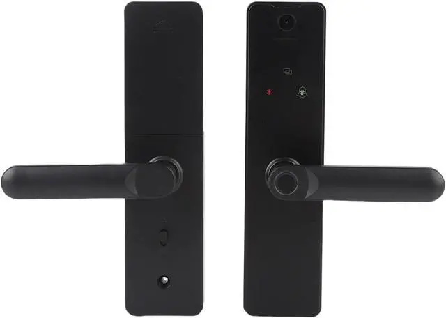 Main image of Focket Smart Door Lock, Electronic Door Handle with HD Camera for Apartment Carbon Steel 6 Unlocking Modes Timely Alerts Versatile Compatibility