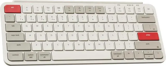 Main image of Keychron B1 Pro Quiet Key Ultra-Slim Wireless Keyboard, ZMK Programmable 75% Layout Bluetooth 5.1/2.4 GHz/Wired with Ultra-Long Battery Life Low Profile for Mac Win Linux System - Vintage Hues