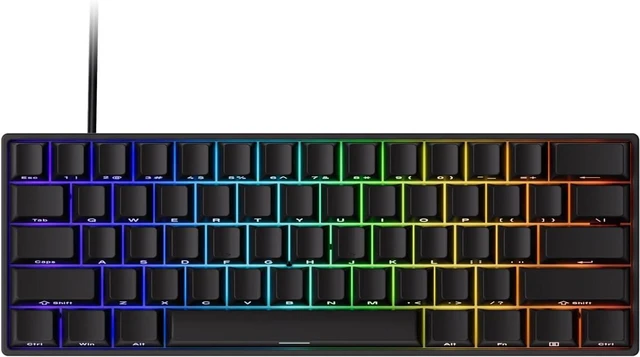 Main image of FUN60 Pro Rapid Trigger Gaming Keyboard 16k Scan Rate SP Magnetic Switch HE Keyboard Wired 60% Black Shine-Through (Glare Magnetic Switch)