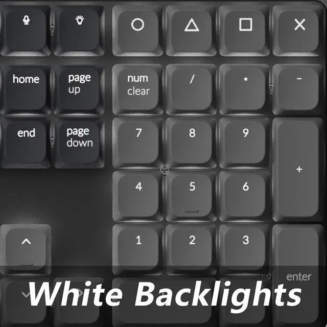 Alt view image 7 of 7 - Keychron K5 QMK Ultra-Slim Wireless Bluetooth/Wired Mechanical Keyboard, White LED Backlight, Keychron Low-Profle 2.0 Mechanical Brown Switch for Mac/Windows/Linux(Version 2)