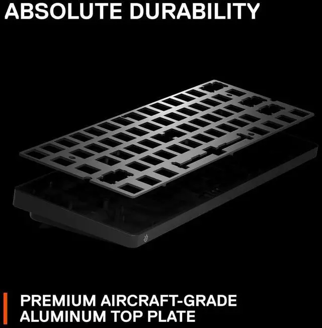 Alt view image 7 of 7 - SteelSeries Apex Pro Mini Wireless HyperMagnetic Gaming Keyboard - World's Fastest Keyboard Compact 60% Form Factor - Adjustable Actuation - RGB  PBT Keycaps- Bluetooth  2.4GHz - USB-C