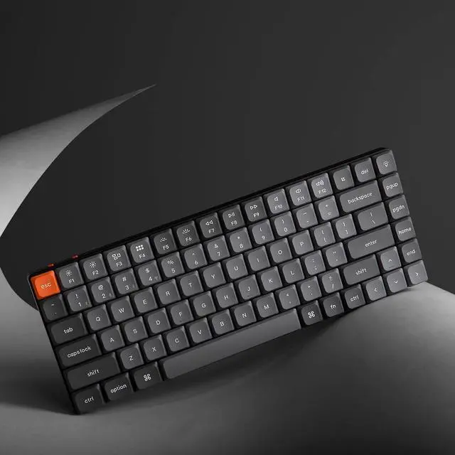 Alt view image 5 of 7 - Keychron K3 Max Ultra-slim Wireless Mechanical Keyboard, QMK/VIA Programmable Bluetooth 5.1/2.4 GHz/Wired with White Backlight Low Profile Gateron Mechanical Brown Switch Compatible with Mac Win Linux