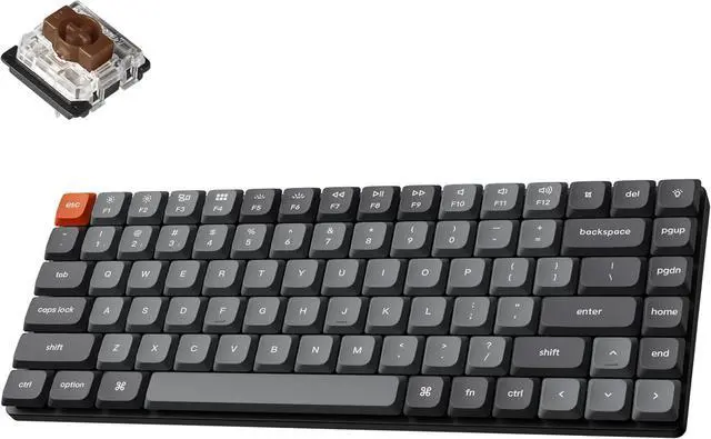Main image of Keychron K3 Max 75% Low-Profile Wireless Mechanical Keyboard - Ultra-Thin, Tri-Mode (2.4G/Bluetooth/USB-C), Silent Gateron Brown Switches, Mac/Windows/Linux Compatible