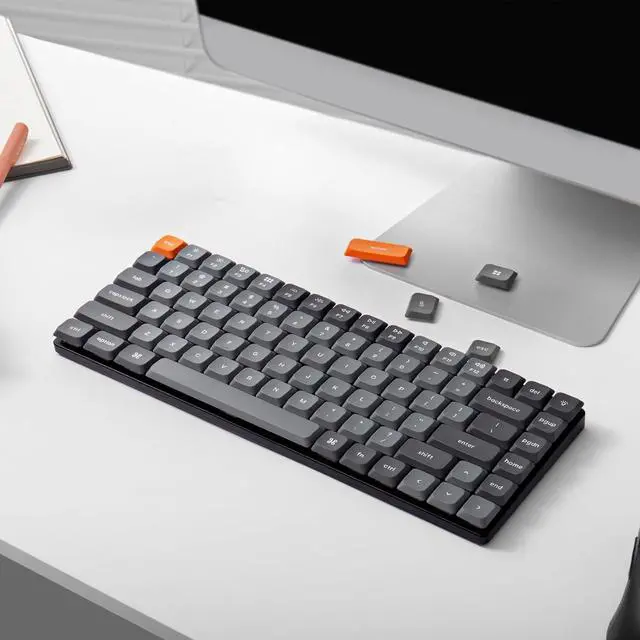 Alt view image 6 of 7 - Keychron K3 Max 75% Low-Profile Wireless Mechanical Keyboard - Ultra-Thin, Tri-Mode (2.4G/Bluetooth/USB-C), Silent Gateron Brown Switches, Mac/Windows/Linux Compatible