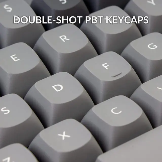 Alt view image 5 of 7 - Keychron Q2 Wired Custom Mechanical Keyboard Knob Version, 65% Layout QMK/VIA Programmable Macro with Hot-swappable Gateron G Pro Blue Switch Double Gasket Compatible with Mac Windows Linux (Grey)