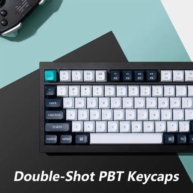 Alt view image 7 of 7 - Keychron Q1 Max Wireless Custom Knob Mechanical Keyboard, QMK/VIA Programmable Full Aluminum Bluetooth/2.4 GHz/Wired RGB with Hot-swappable Gateron Jupiter Red Switch Compatible with Mac Win Linux