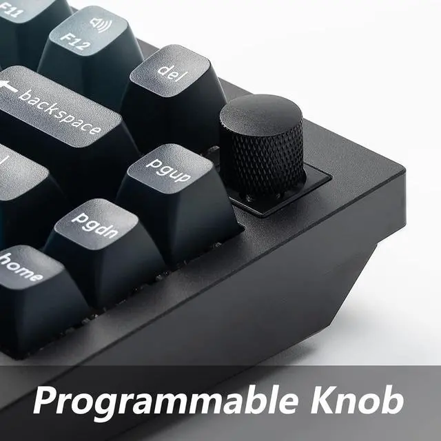 Alt view image 6 of 7 - Keychron Q1 Max Wireless Custom Knob Mechanical Keyboard, QMK/VIA Programmable Full Aluminum Bluetooth/2.4 GHz/Wired RGB with Hot-swappable Gateron Jupiter Red Switch Compatible with Mac Win Linux