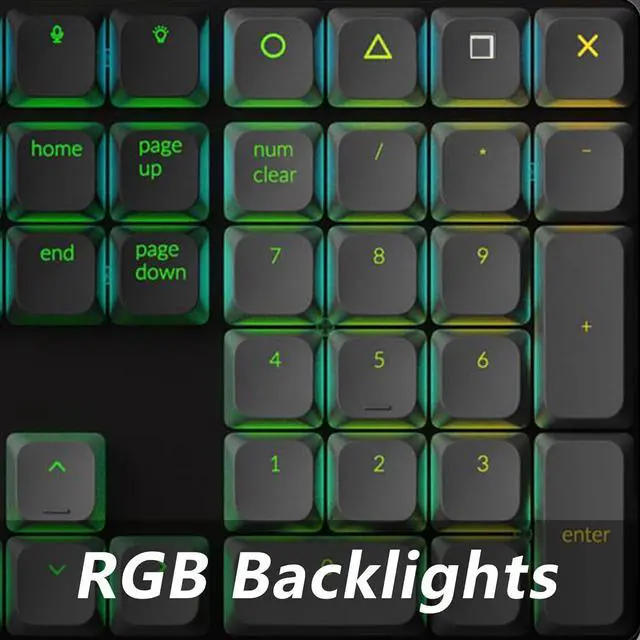 Alt view image 5 of 7 - Keychron K5 QMK Ultra-Slim Wireless Bluetooth/Wired Mechanical Keyboard, RGB Backlight, Hot-swappable Keychron Low-Profle 2.0 Mechanical Red Switch for Mac/Windows/Linux(Version 2)