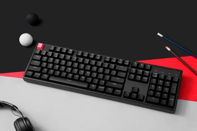 Alt view image 2 of 7 - Keychron K10 QMK Full Size Customized Wireless Bluetooth/Wired Mechanical Keyboard, Programmable Macro, RGB LED Backlight, Hot-Swappable Super Banana Switch, for Mac/Windows/Linux(Version 2)