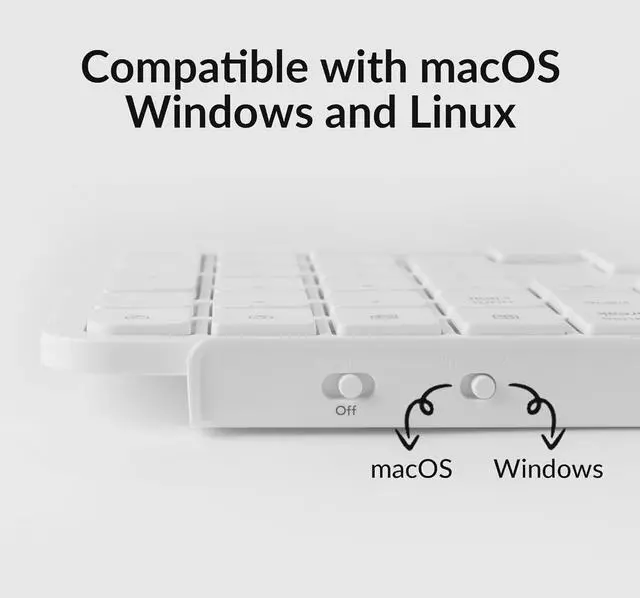 Alt view image 4 of 7 - Keychron B6 Pro Quiet Key Full Size Ultra-Slim Wireless Keyboard, ZMK Programmable Bluetooth 5.1/2.4 GHz/Wired with Ultra-Long Battery Life Low Profile for Mac Win Linux System - Retro Red