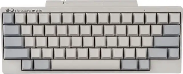 Main image of HHKB - Happy Hacking Keyboard Professional Hybrid (Wireless, Bluetooth, Wired, USB, Mac, Windows, White, Blank) with 2 Year Advance Exchange Warranty