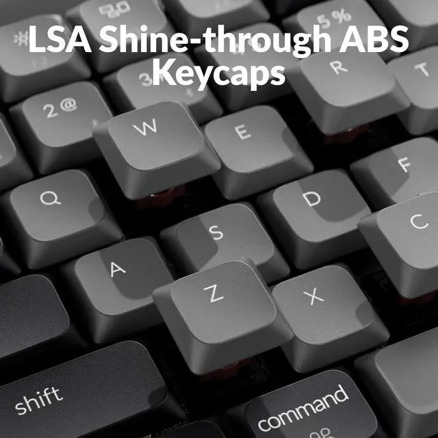 Alt view image 6 of 7 - Keychron K3 QMK Ultra-Slim Wireless Bluetooth/Wired Mechanical Keyboard, RGB LED Backlight, Hot-swappable Keychron Low-Profle 2.0 Mechanical Banana Switch for Mac/Windows/Linux(Version 3)