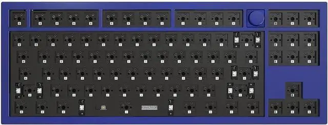 Main image of Keychron Q3 Hot-swappable Wired Mechanical Keyboard with RGB LED|Barebone with Knob Version|for Windows and Mac|TKL Layout (87 Keys)|Aluminum Frame (Blue,Q3-B3)