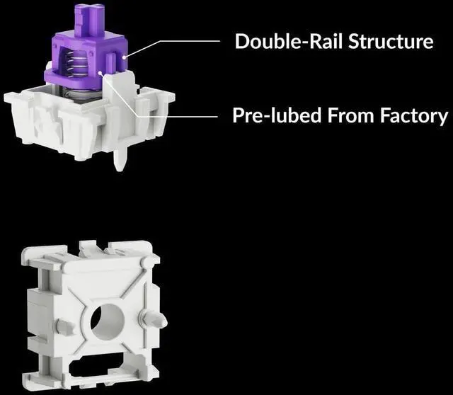 Alt view image 5 of 7 - Keychron Q1 HE Hot-swappable RGB Wireless Mechanical Keyboard 2.4 GHz & Bluetooth Hall Effect Switches Aluminum Frame with Knob 75% Layout (84 Keys) for Windows Mac OS, Carbon Black (Q1H-M1)