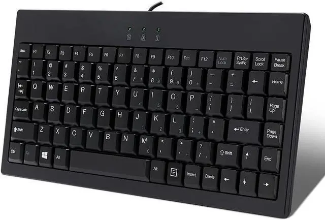 Alt view image 2 of 6 - Adesso EasyTouch Mini Wired Gaming Keyboard (AKB-110B)