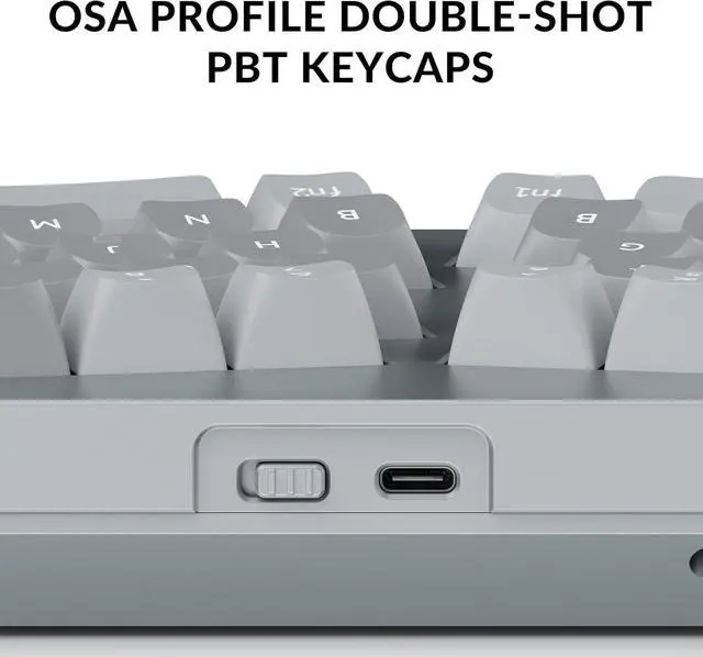 Alt view image 4 of 7 - Keychron Q8 65% Ergonomic Wired Mechanical Keyboard - Hot-Swappable Gateron G Pro Brown Switch, Double Gasket Design, RGB - PBT Keycaps & Aluminum Frame for Mac/Windows/Linux (Grey)