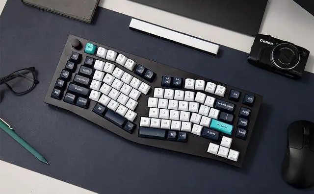 Alt view image 7 of 7 - Keychron Q10 Max Custom Knob Mechanical Keyboard, Alice 75% Layout Bluetooth 5.1/2.4 GHz/Wired QMK/VIA Programmable, RGB Hot Swappable Gateron Jupiter Brown Switch Full Metal for Mac Win Linux