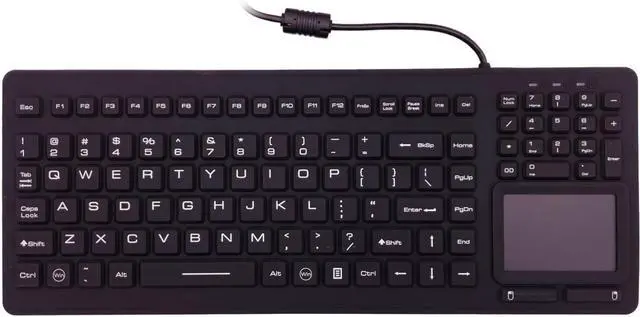 Main image of DSI Industrial Waterproof Keyboard 107 Keys with Touchpad Latest Version