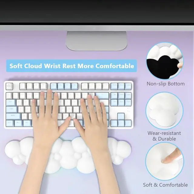 Alt view image 2 of 6 - Magic-Refiner AK873 Gaming Keyboard,Chroma RGB Backlit,Hot-Swappable Linear Red Switch,PBT Keycap,75% TKL Layout,Ergonomic Mechanical Keyboard with Custom Coiled USB/Type-C Aviation Cable(Orange Gray)