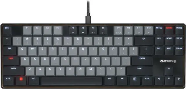 Main image of Cherry KC 500 MX LP Mechanical Low Profile Keyboard | Slim Design | White Lighting | PBT Key caps New MX LP 2.0 Switches (Black, TKL)