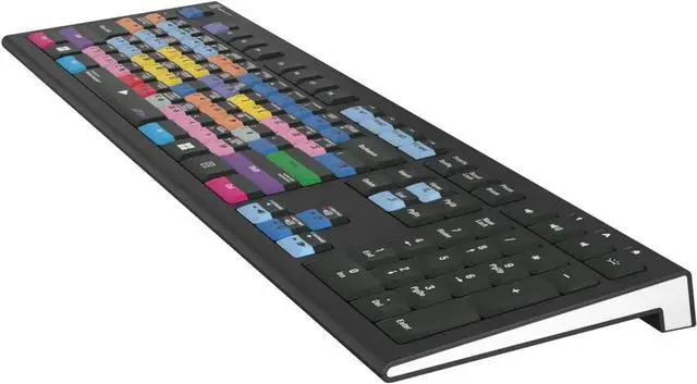 Alt view image 2 of 6 - Logickeyboard Backlit 'Astra2' designed for use with Avid Media Composer on Windows PC  Extended 'Pro' Layout  p/n LKB-MCOMP-A2PC-US