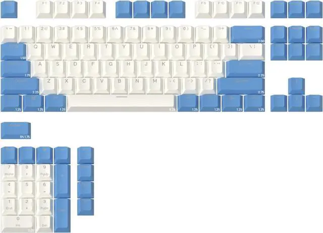 Main image of Drop Skylight Series Keycap Set  Doubleshot PBT, OEM Profile, Shine-Through, Backlit, for Cherry MX Switches & Clones, and CTRL, ALT, ENTR, TKL, and 61, 87, 104, and 108-key layouts (Horizon)