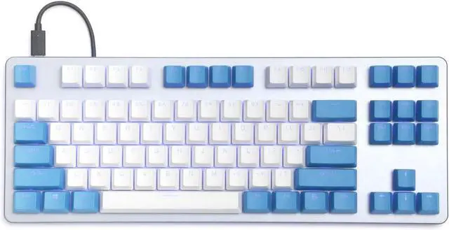 Alt view image 5 of 7 - Drop Skylight Series Keycap Set  Doubleshot PBT, OEM Profile, Shine-Through, Backlit, for Cherry MX Switches & Clones, and CTRL, ALT, ENTR, TKL, and 61, 87, 104, and 108-key layouts (Horizon)