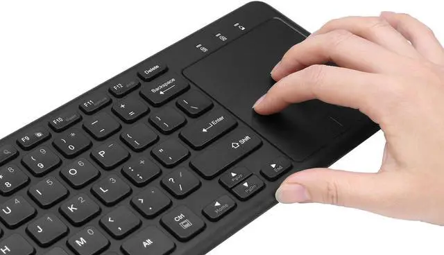 Alt view image 6 of 7 - Adesso Slimtouch 4050 - Wireless Keyboard with Built-in Touchpad