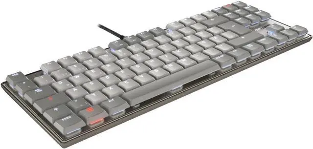 Alt view image 2 of 7 - Cherry KC 500 MX LP Mechanical Low Profile Keyboard | Slim Design | White Lighting | PBT Key caps New MX LP 2.0 Switches (Gray, TKL)