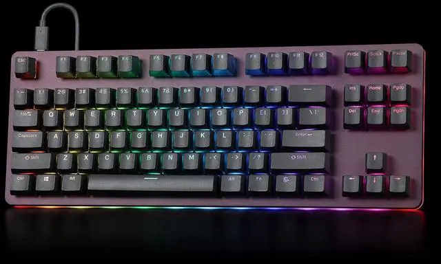 Alt view image 2 of 7 - Drop Skylight Series Keycap Set  Doubleshot PBT, OEM Profile, Shine-Through, Backlit, for Cherry MX Switches & Clones, and CTRL, ALT, ENTR, TKL, and 61, 87, 104, and 108-key layouts (Black)