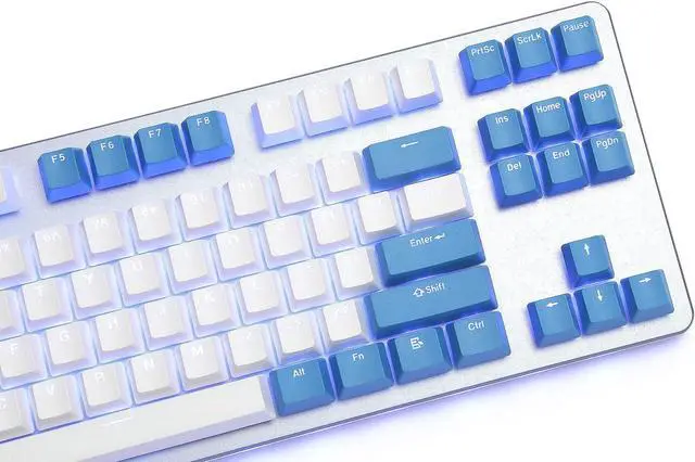 Alt view image 3 of 7 - Drop Skylight Series Keycap Set  Doubleshot PBT, OEM Profile, Shine-Through, Backlit, for Cherry MX Switches & Clones, and CTRL, ALT, ENTR, TKL, and 61, 87, 104, and 108-key layouts (Horizon)