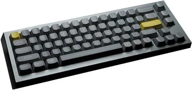 Main image of Keychron Q2 Hot-swappable Wired Mechanical Keyboard with RGB LED|Gateron G Pro Red Switch|Knob Version|for Windows and Mac OS|65% Layout (68 Keys)|Aluminum Frame (Silver Grey,Q2-N1)