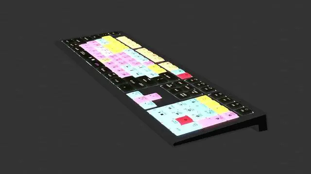 Alt view image 6 of 6 - Logickeyboard 'Astra2' Backlit Designed for Composing in Avid Pro Tools on Mac  p/n LKB-PT-A2M-US