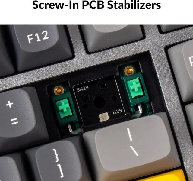 Alt view image 5 of 7 - Keychron Q1 Mechanical Keyboard Grey - PH BL (Keychron Q1D2), Blue Swich