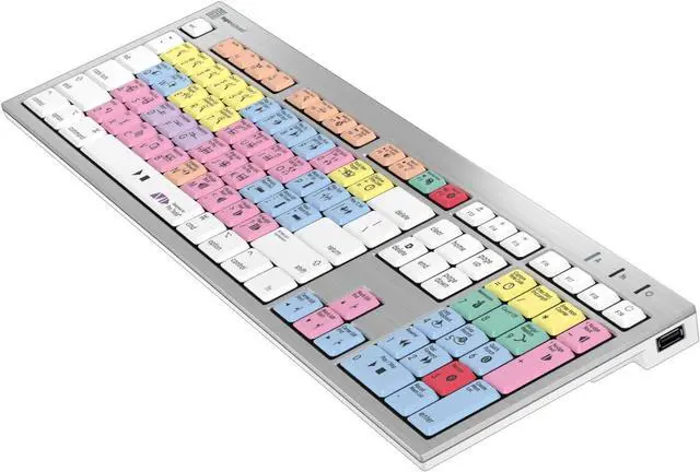 Alt view image 3 of 4 - Logickeyboard Keyboard Designed for Avid Pro Tools 2018 Compatible with macOS- Part #LKBU-PT-CWMU-US