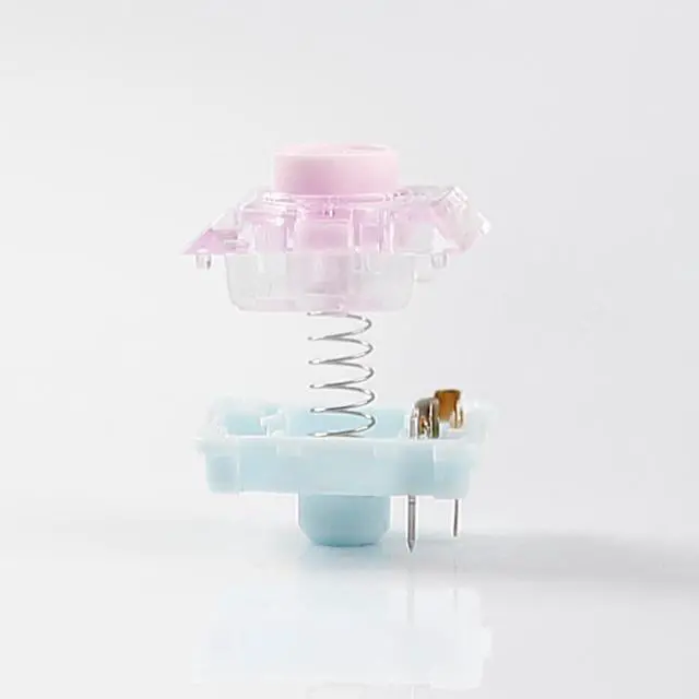 Alt view image 2 of 7 - Kailh Saker 1353 3-Pin Mini Low Profile Linear Switches 0.8mm Ultra-Short Travel, Quick Trigger for Gaming Keyboards (110)