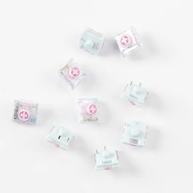 Alt view image 5 of 7 - Kailh Saker 1353 3-Pin Mini Low Profile Linear Switches 0.8mm Ultra-Short Travel, Quick Trigger for Gaming Keyboards (110)