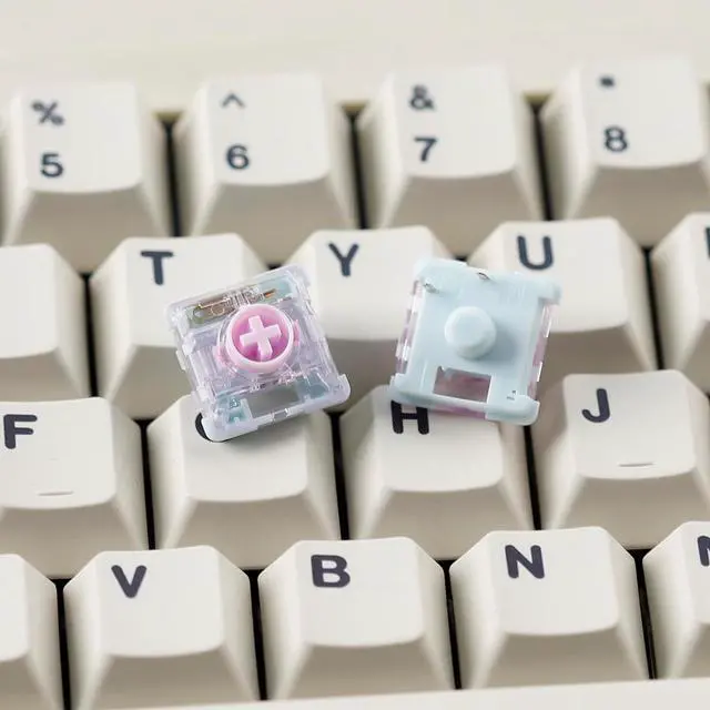 Alt view image 7 of 7 - Kailh Saker 1353 3-Pin Mini Low Profile Linear Switches 0.8mm Ultra-Short Travel, Quick Trigger for Gaming Keyboards (110)